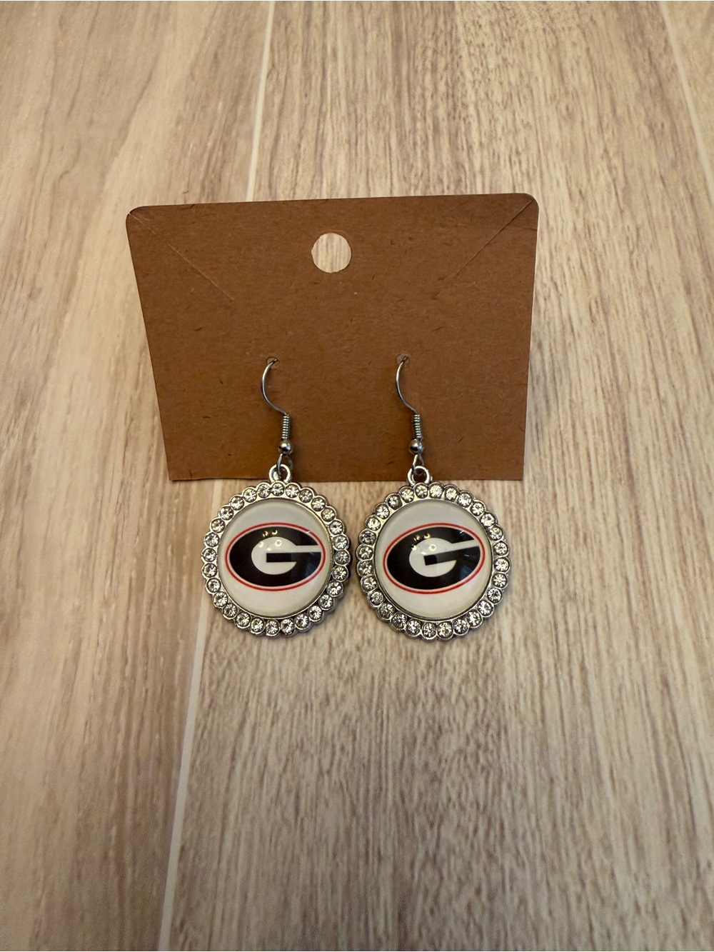 New Georgia Bulldogs Drop Earrings